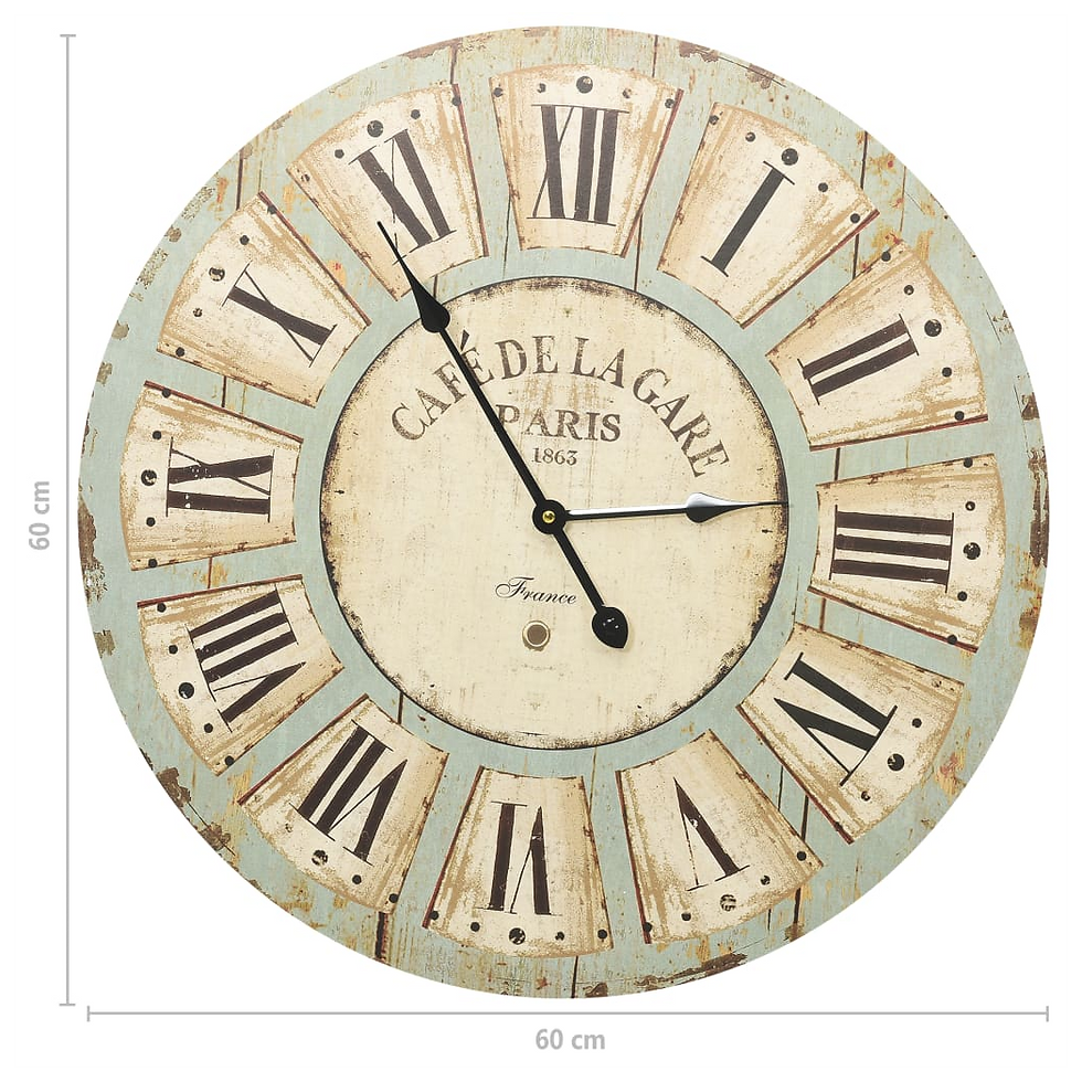 Thumbnail: Wall Clock Multicolour 60 cm MDF