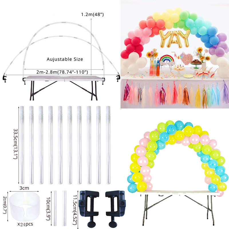 Thumbnail: Round Balloon Stand Arch Ring for Wedding, Birthday, Christmas Decor