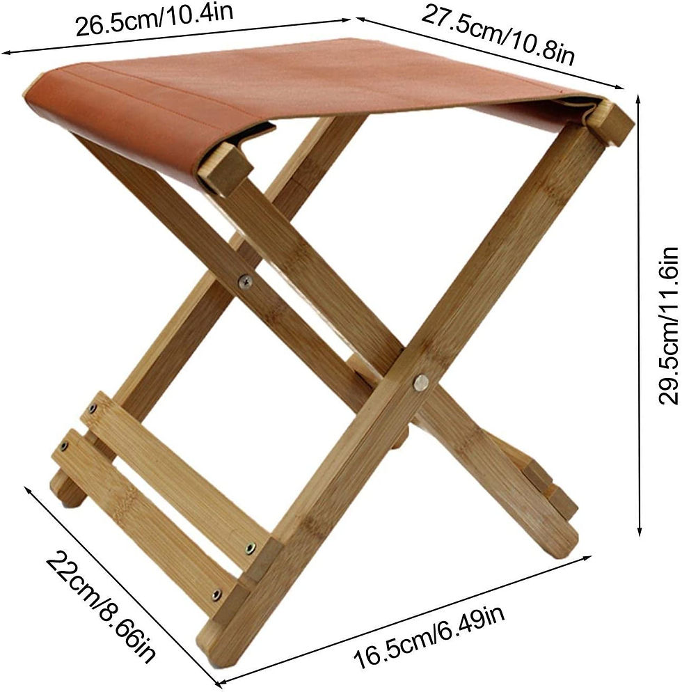 Thumbnail: Portable Camp Stools: Lightweight and Easy-Fold Design for Adults