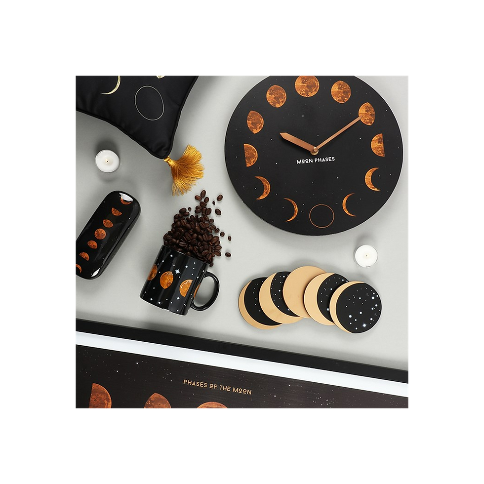 Thumbnail: Moon Phases Print in Frame