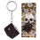 Thumbnail: Novelty Collectable Skulls and Roses Dice Keyring Gift