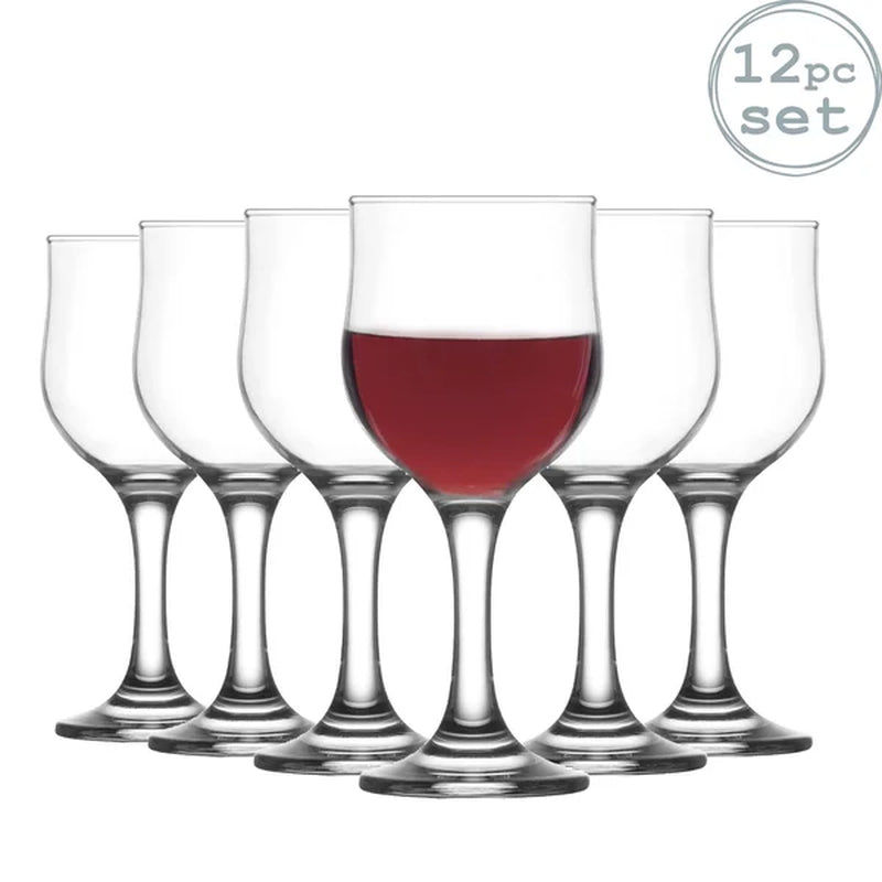 Thumbnail: Glass Red Wine Glass Stemware Set