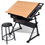 Thumbnail: Two Drawers Tiltable Tabletop Drawing Table with Stool