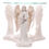 Thumbnail: Novelty White Angel Praying Figurine Glass Dish with Oil Burner