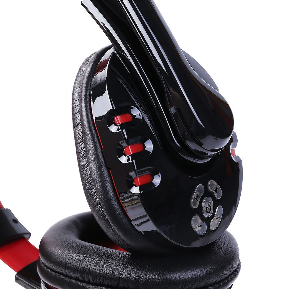 Thumbnail: Wireless Bluetooth 4.2 Over Ear Earphone, Noise-Canceling Adjustable Earphone