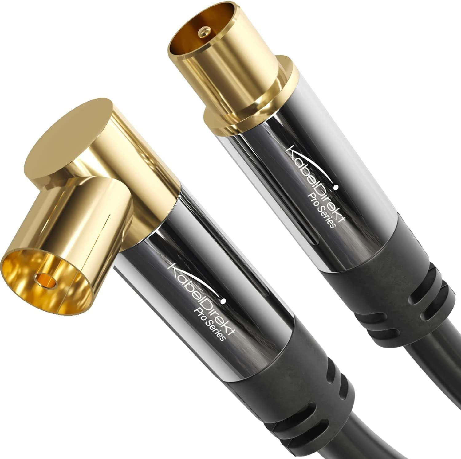 – 7.5m Coaxial Aerial/Antenna Cable with angle 90° (75 Ohm, 90° angled coaxi