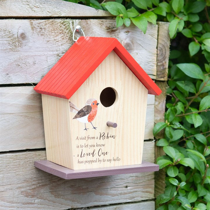 Thumbnail: Garden Robin Bamboo Bird House