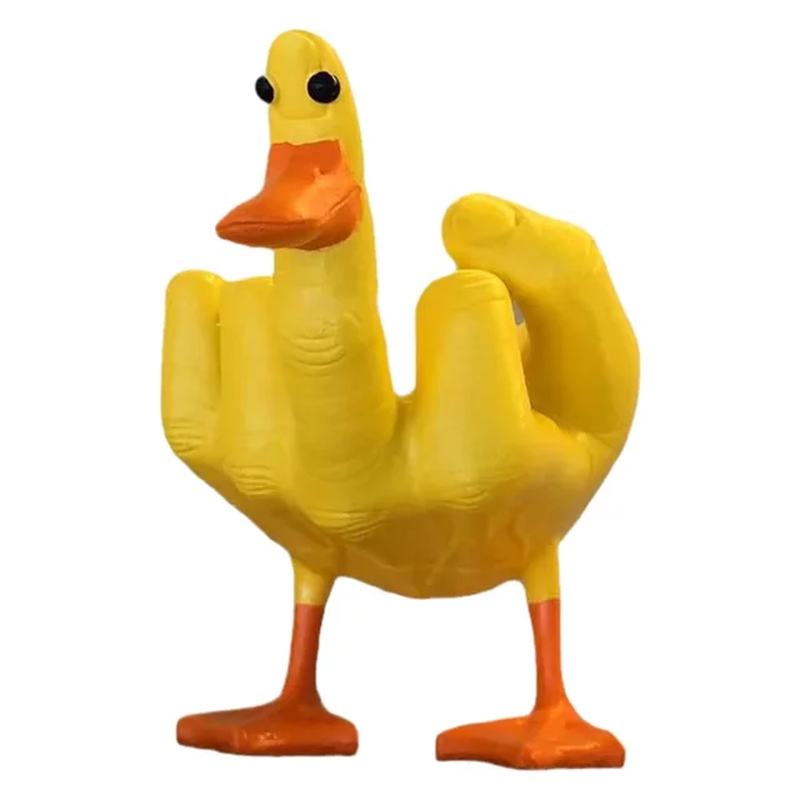 Product: Cute Duck Figurine Funny Small Sculpture for Home Garden Desk
