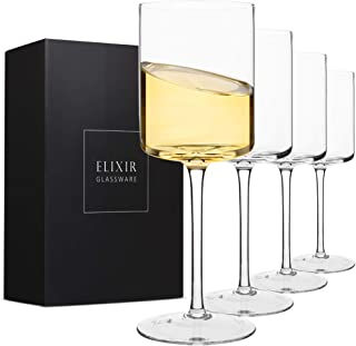 Wine Glasses, Large Red Wine or White Wine Glass Set of 4 - Unique Gift for Wome