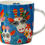 Thumbnail: DX0667 Love Hearts Animal Mug with Rainbow Girls Design, Gift Boxed, Porcelain