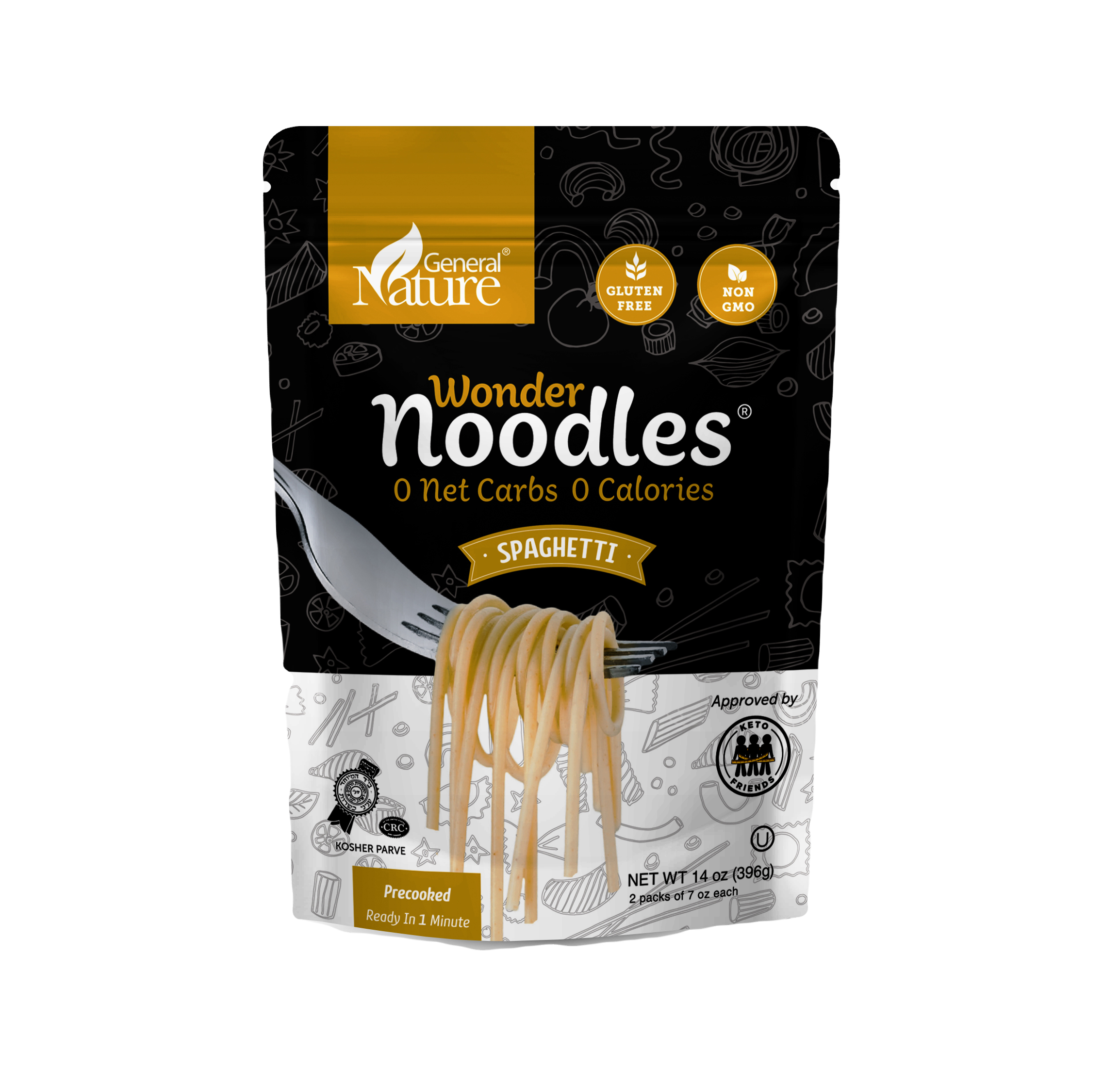 Wonder Noodles 0 Calories, 0 net Carbs, Gluten Free General Nature