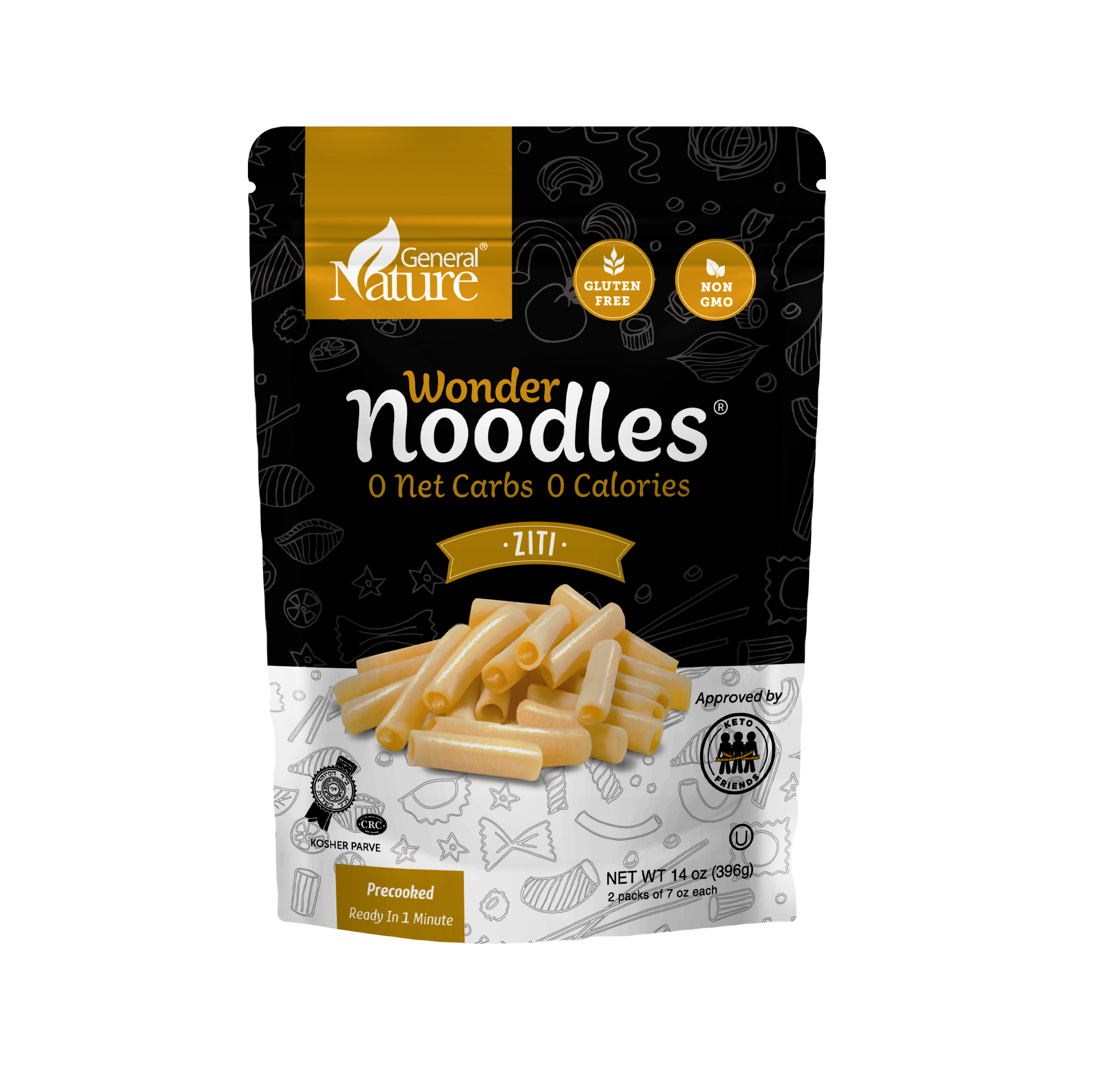 Wonder Noodles 0 Calories, 0 net Carbs, Gluten Free General Nature