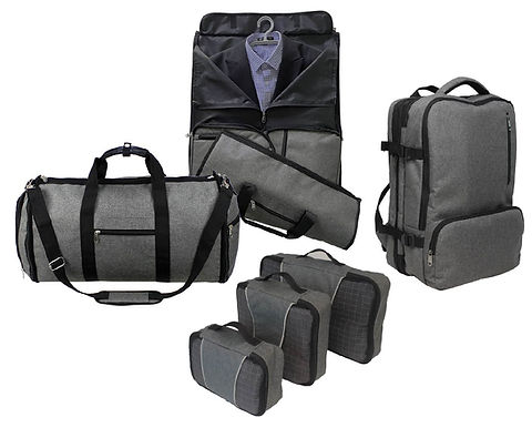 320 - 5 Heather Grey 5 Pc Set | PremiumBag Website