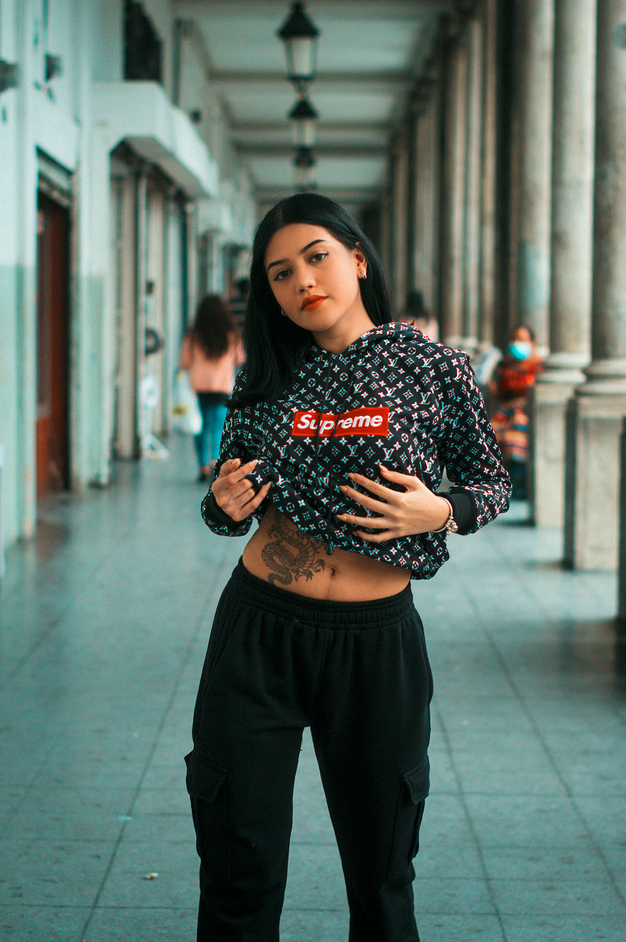 Hoodie Supreme Box Bordado 