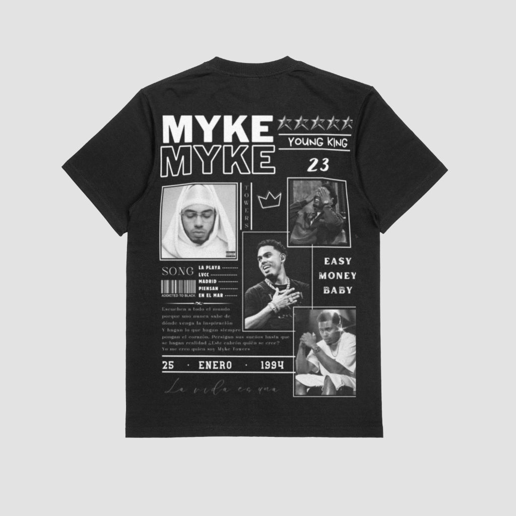 Camisa/Playera Myke Towers