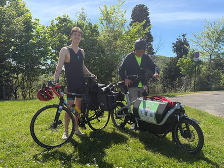 Dag 1, 17 april: Een moeilijk vertrek