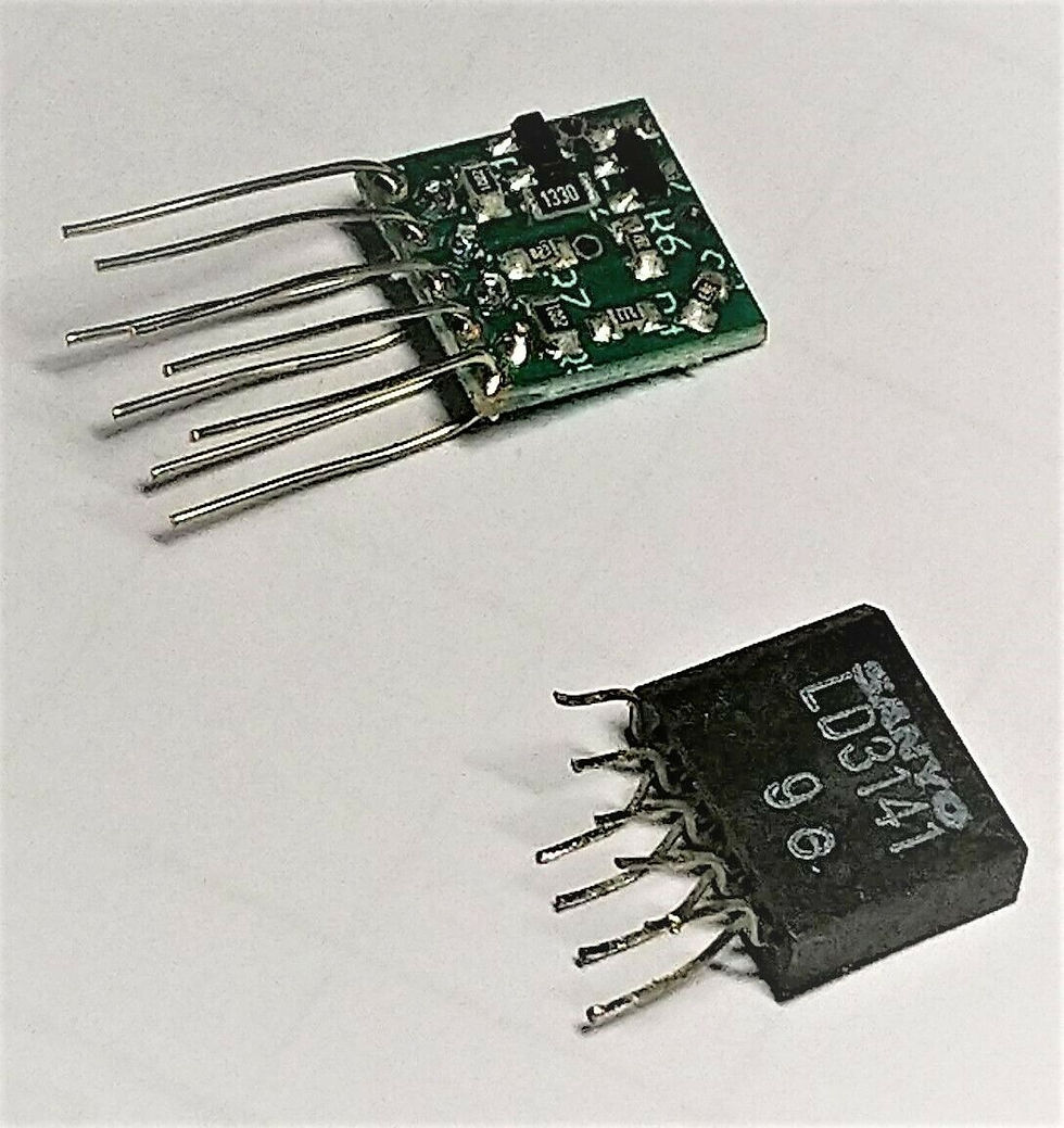 Thumbnail: LD3141 versterker chip voor AKAI bandrecorders
