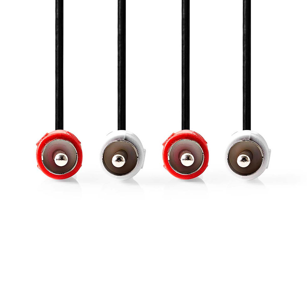 Thumbnail: Stereo audiokabel 2 x cinch (m)  -  2 x cinch (m)