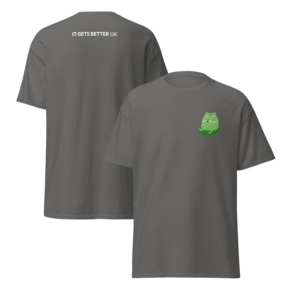 Thumbnail: LGBTQ+ flag frog t-shirt
