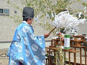 【工事進捗状況】5月下旬、島田市にて地鎮祭を執り行いました　「しずおか優良木材の家」平屋20坪の住宅