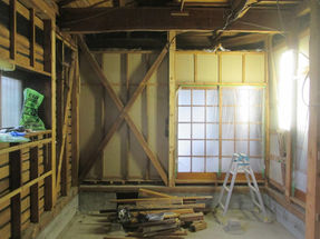 キッチンのリフォーム工事中【リフォーム施工事例】