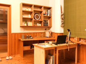 【オリジナル家具】テレワークスペースをつくりました！／大井川ブランド「木の家」コンセプトルーム内