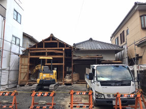 解体工事の現場