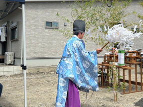 【工事進捗状況】島田市にて地鎮祭を執り行いました　「しずおか優良木材の家」平屋20坪の住宅