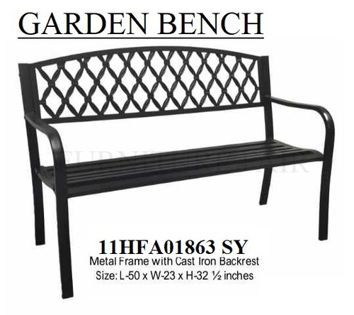 GARDEN BENCH 11HFA01863 SY | furniturefair
