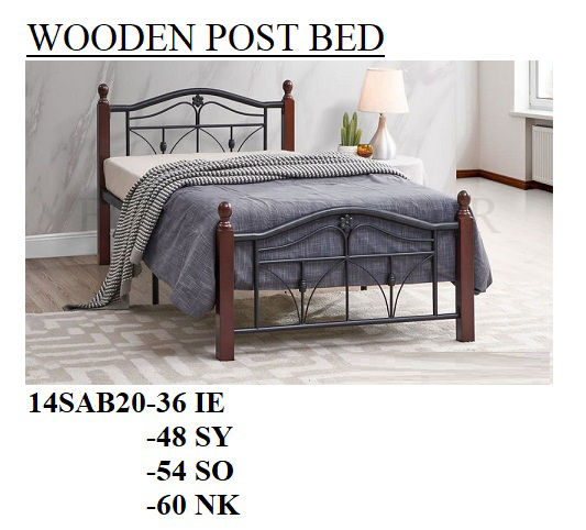 WOODEN POST BED 14SAB20
