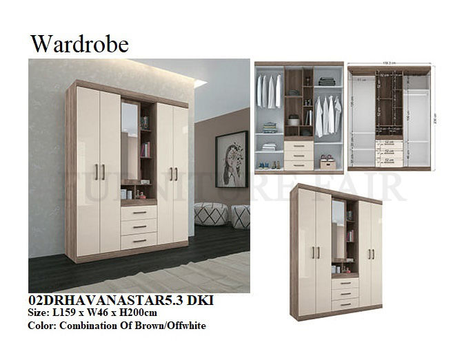 Wardrobe 02DRHAVANASTAR5.3 DKI