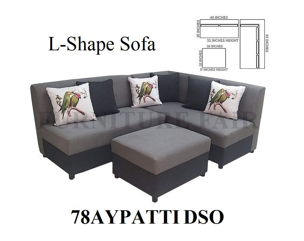 L-Shape Sofa 78AYPATTI-URA DSO