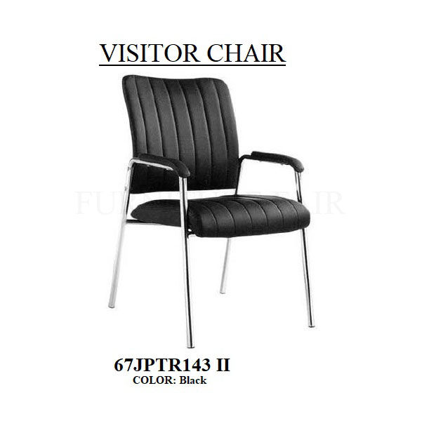 Modern chair with a sleek metal frame and soft black seat, perfect for stylish seating solutions.