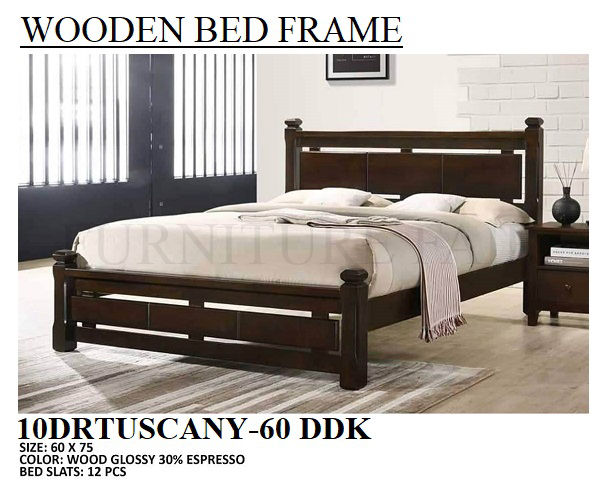 WOODEN BED FRAME10DRTUSCANY-60 DDK