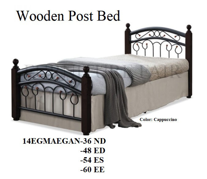 Wooden Post Bed 14EGMAEGAN