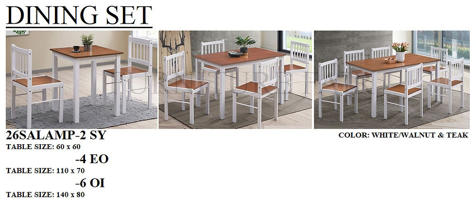 DINING SET 26SALAMP
