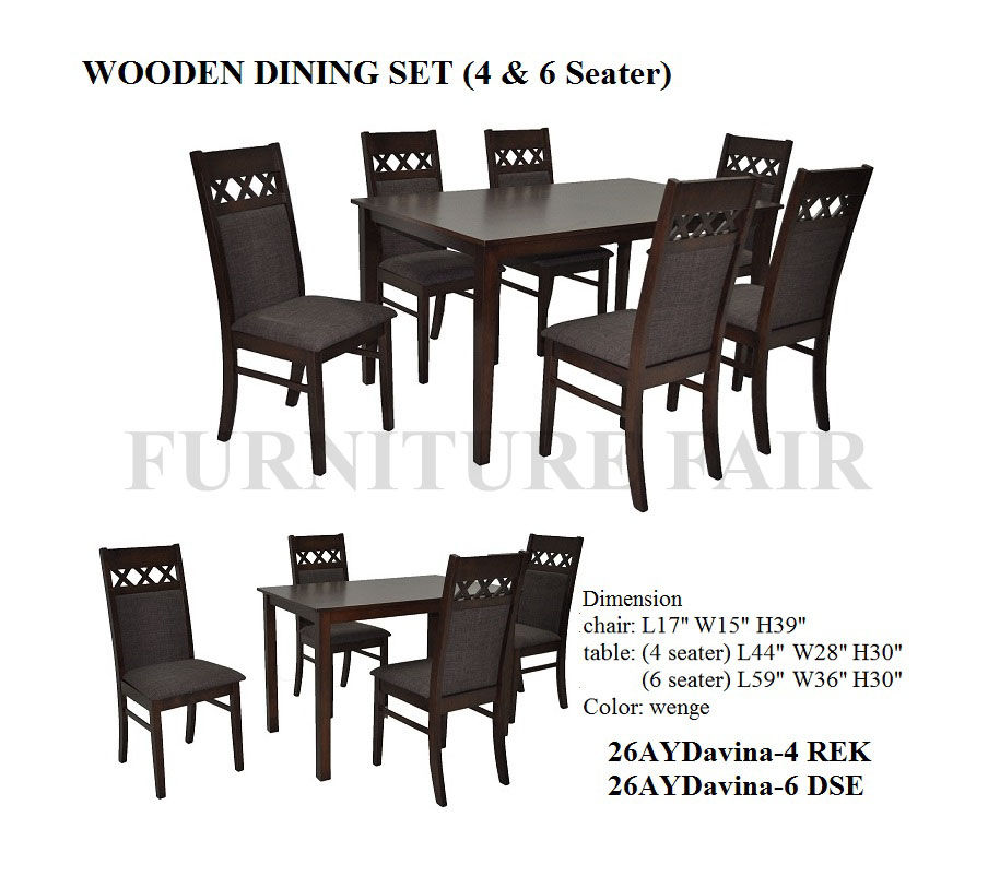Wooden Dining Set 26AYDavina