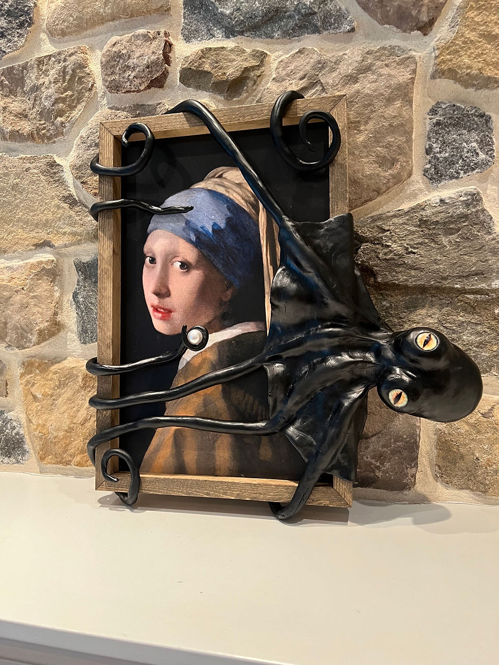 Thumbnail: Puss with a Pearl Earring / Puss on Art