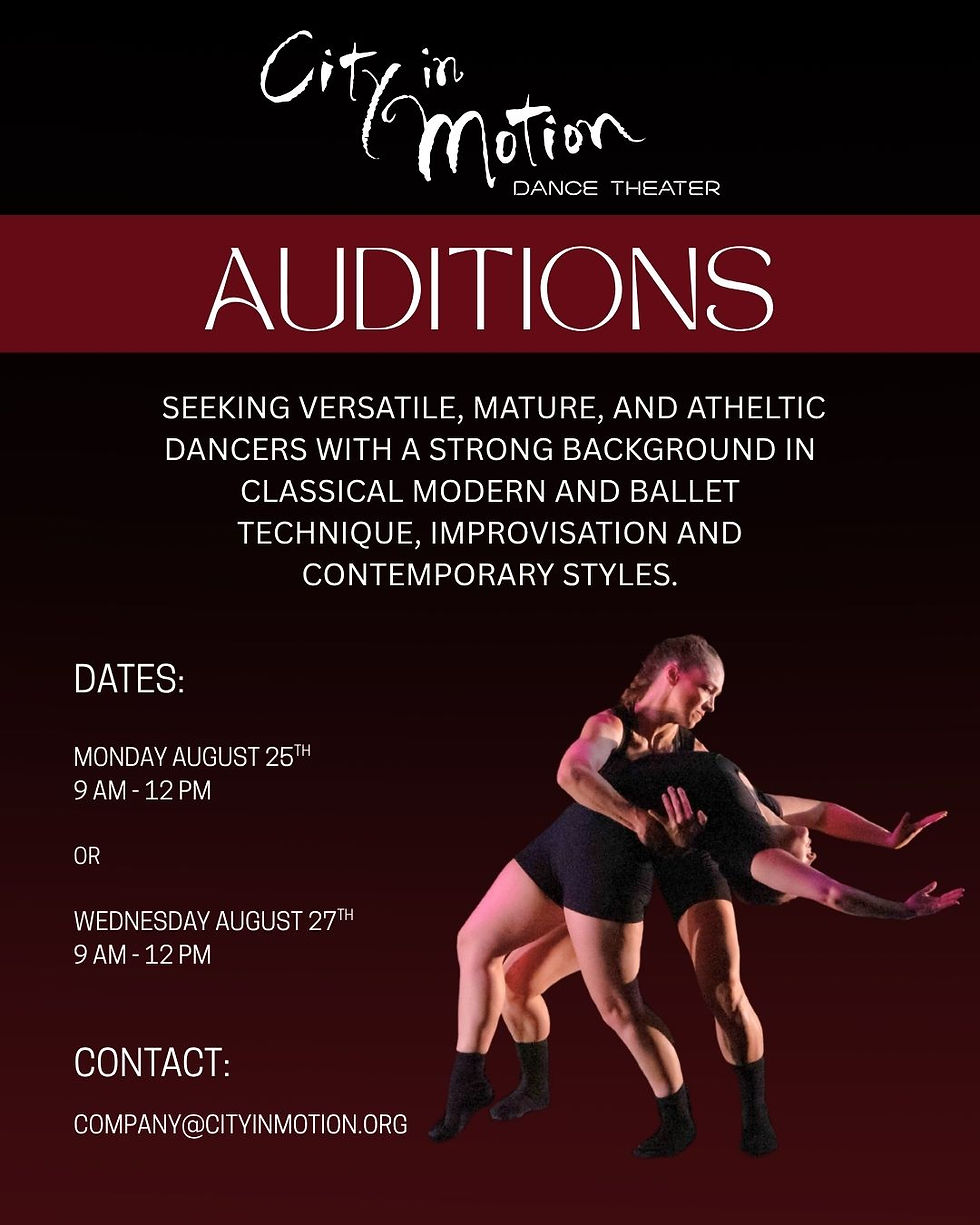 Professional Company Dancer Auditions