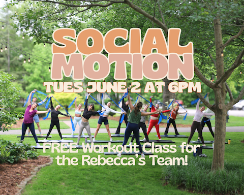 SocialMotion Fitness Class for Rebecca's Team