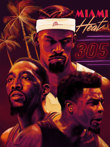 Miami Heat NBA 305 - Rhian Wellington