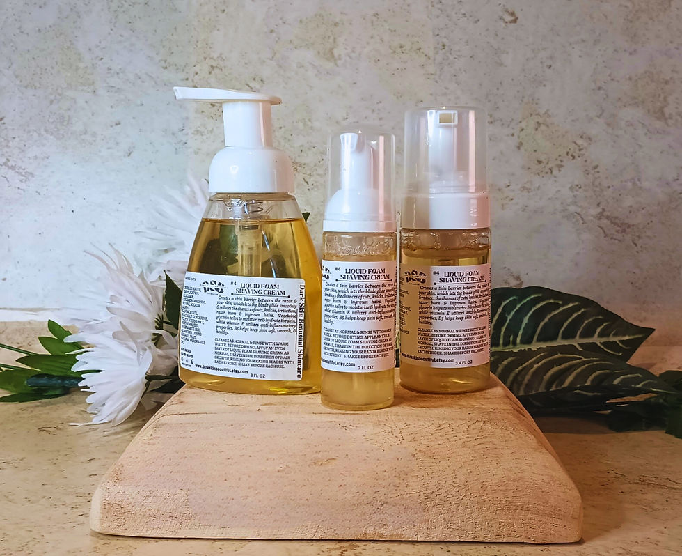2 oz, 3.4 oz, 8 oz Liquid Foam Shaving Cream