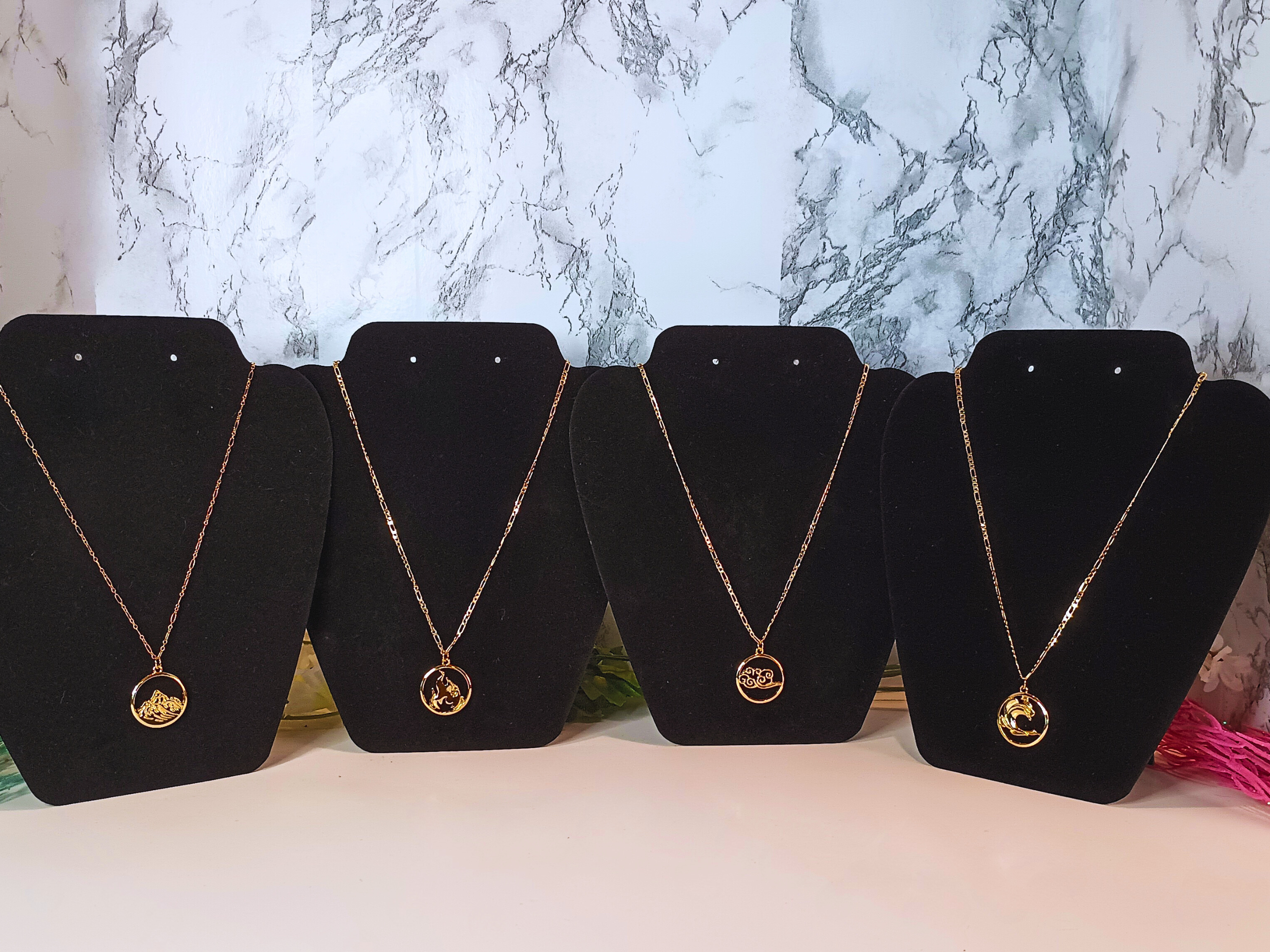 The Elements: Four Piece Necklace Collection