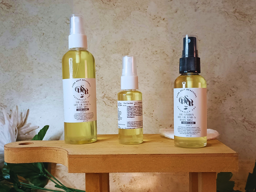 The Garden Dry Oil Hair & Body Mist ( 1 oz, 2 oz, 4 oz)