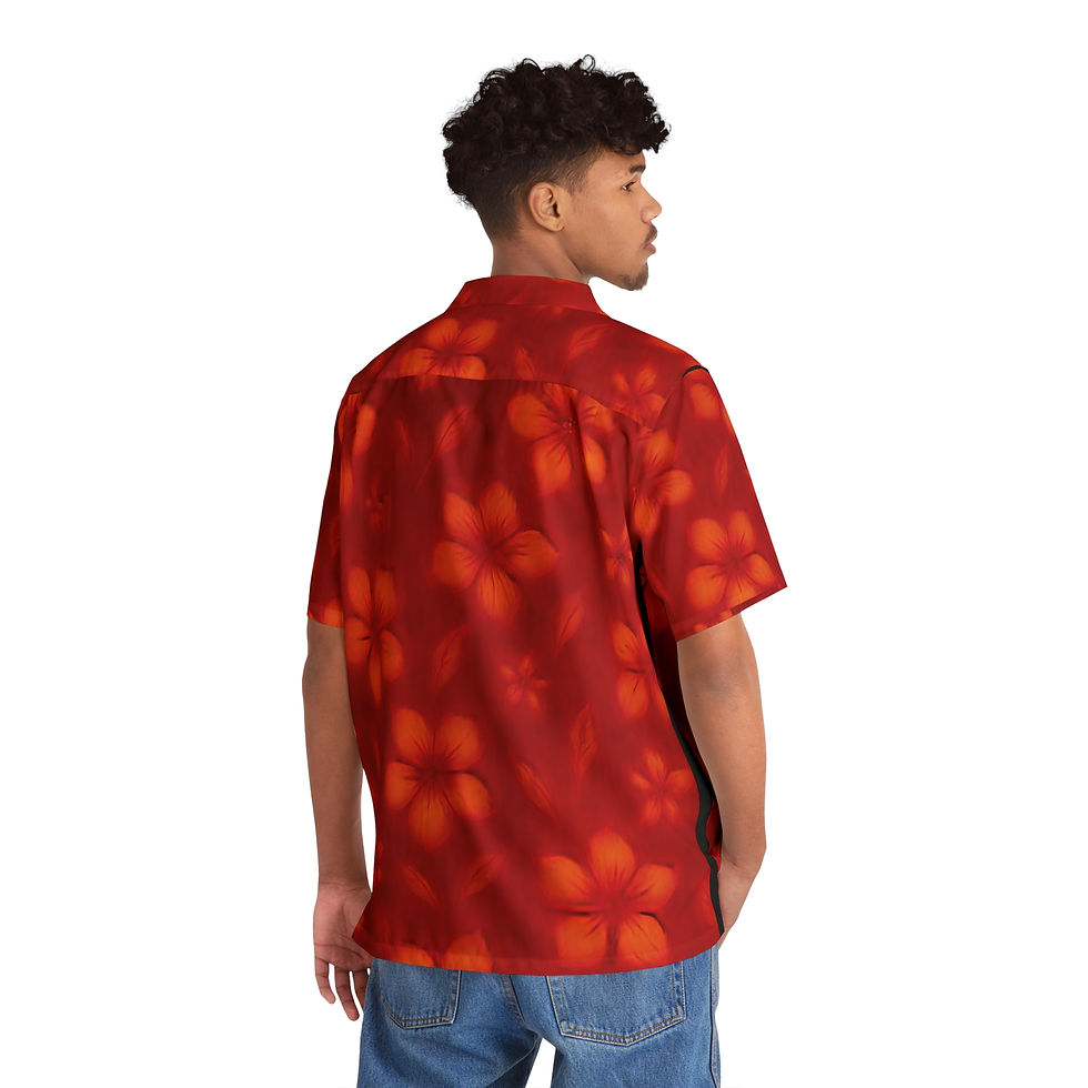 Thumbnail: Kevin the Zombie Hawaiian Shirt — Men's AOP Tropical Zombie Print