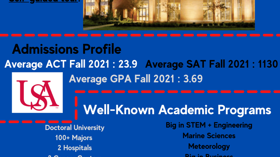 South Alabama University Flyer