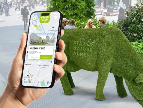 Stad en Natuur, Almere groen, Green Points, natuur in de stad, vergroening Almere, educatie natuur, stedelijke natuur, participatieproject Almere, groenbewustzijn, pop-up natuur
