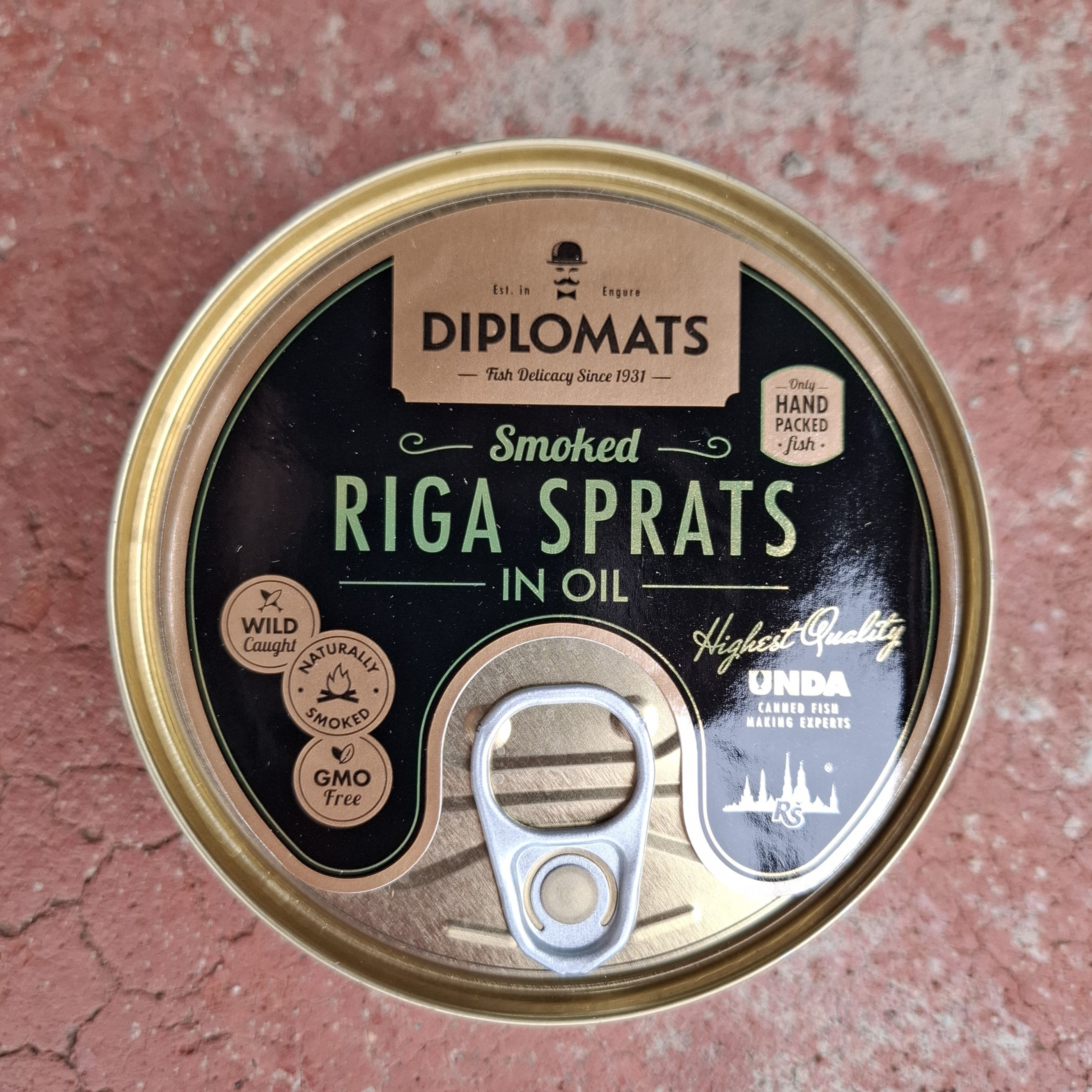 Diplomats Riga Smoked Sprats in Oil 240g