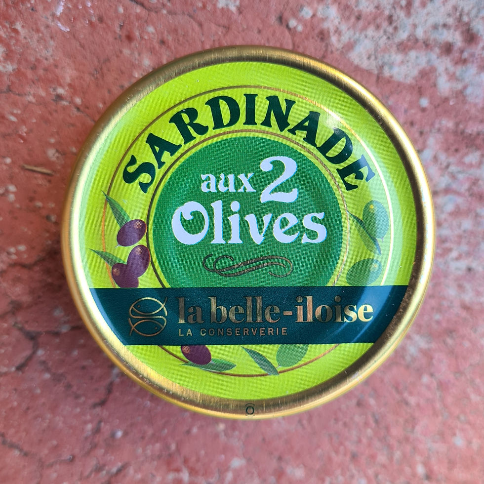 La Belle-Iloise Sardinade with 2 Olives