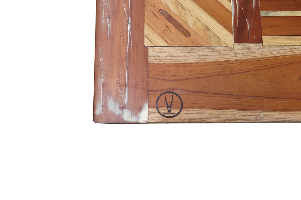 Thumbnail: Reclaimed wood and Vintage Door Table By Studio ORYX